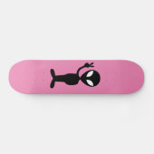 Alien UFO Skateboards Rosa (Horizontal)