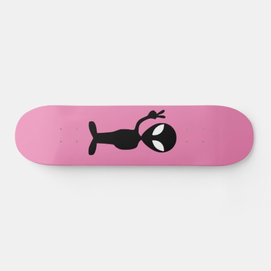 Alien UFO Skateboards Rosa (Horizontal)
