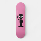 Alien UFO Skateboards Rosa (Vorderseite)