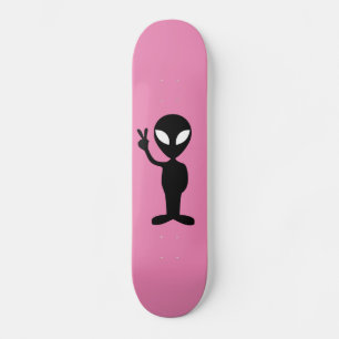 Alien UFO Skateboards Rosa