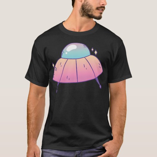 Alien Ufo Spaceship T-Shirt (Vorderseite)