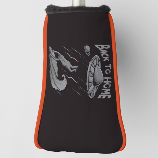 Alien ufo Surfanleitung mit Zurück zum Zuhause Golf Headcover (Rotieren 90)