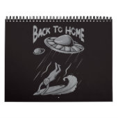 Alien ufo Surfanleitung mit Zurück zum Zuhause Kalender (Titelbild)