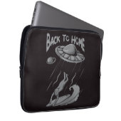 Alien ufo Surfanleitung mit Zurück zum Zuhause Laptopschutzhülle (Vorne Rechts)