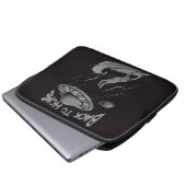 Alien ufo Surfanleitung mit Zurück zum Zuhause Laptopschutzhülle (Vorne Knopf)