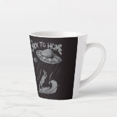 Alien ufo Surfanleitung mit Zurück zum Zuhause Milchtasse (Rechts)