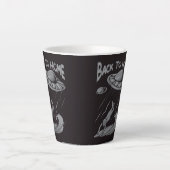Alien ufo Surfanleitung mit Zurück zum Zuhause Milchtasse (Vorderseite)