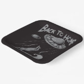 Alien ufo Surfanleitung mit Zurück zum Zuhause Pappteller (Gewinkelt)