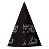 Alien ufo Surfanleitung mit Zurück zum Zuhause Partyhütchen (Rückseite)