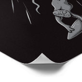 Alien ufo Surfanleitung mit Zurück zum Zuhause Poster (Ecke)