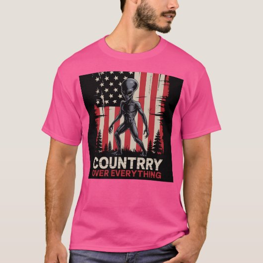 Alien Ufo T-Shirt (Vorderseite)