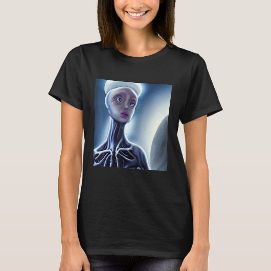 Alien UFO UAP 51 area grey out of this world creat T-Shirt (Vorderseite)