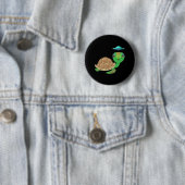 Alien, UFO und Schildkrötenabführung Button (Beispiel)