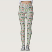 Alien Ugly Christmas Sweater Leggings (Vorderseite)