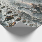 Alien und Abgabe von Geschenkpackungen Geschenkpapier (Ecke)