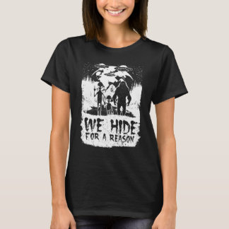 Alien und Bigfoot Mond verbergen wir aus einem Gru T-Shirt