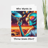 Alien und Disc Golf zum Geburtstag