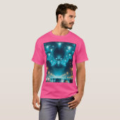Alien und fliegende Sauerker beobachten Sie T-Shirt (Vorne ganz)