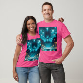 Alien und fliegende Sauerker beobachten Sie T-Shirt (Unisex)