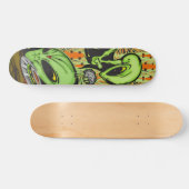 Alien und FliegenSaucer UFO Skateboard (Horizontal)