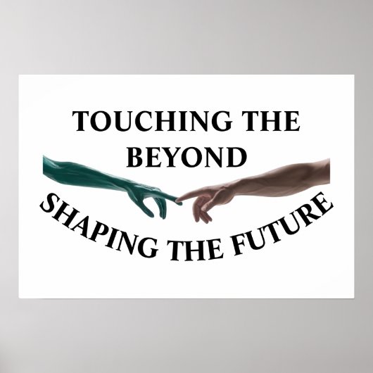 Alien und Mensch Poster (Vorne)