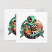 Alien und Mops (Vorne/Hinten)