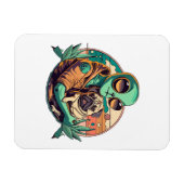 Alien und Mops Magnet (Horizontal)