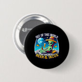 Alien und Taco am Dienstag Button (Vorne & Hinten)