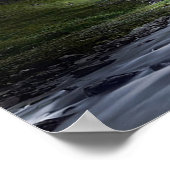 Alien und UFO Spaceship Graphic Art Poster (Ecke)