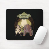 Alien Unicorn Bigfoot Außerirdischen UFO Glaubenss Mousepad (Mit Mouse)