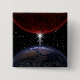 Alien unter den Planeten Button