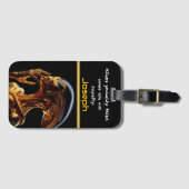 Alien unter Fläche 51 Himmel Gepäckanhänger (Vorderseite (Horizontal))