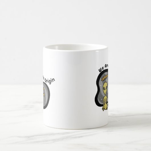 Alien-Ursprung Kaffeetasse (Mittel)