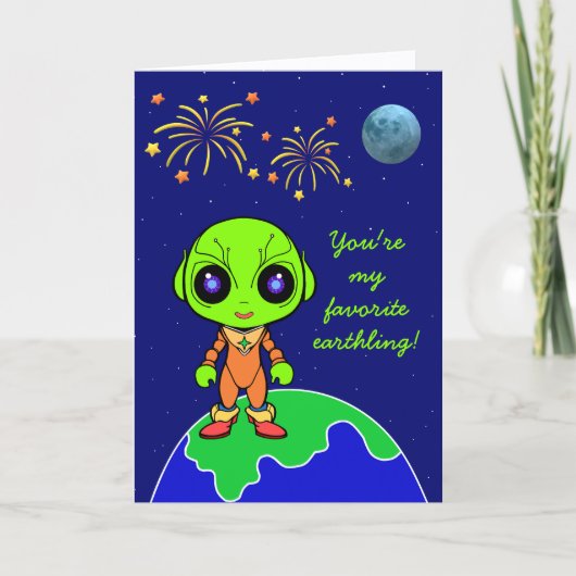Alien Valentine's Day card by Jo Images Ankündigung (Vorderseite)