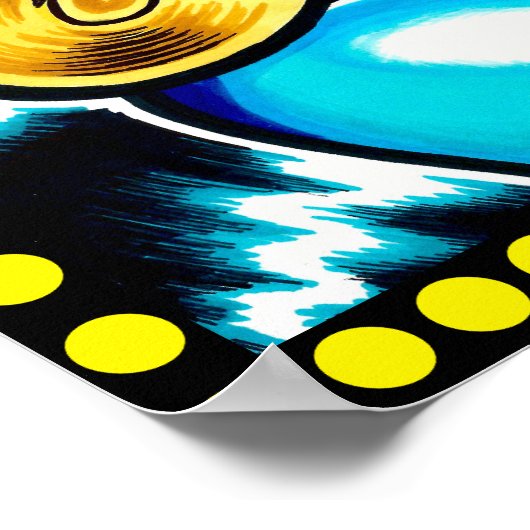 Alien Vampire Poster (Ecke)