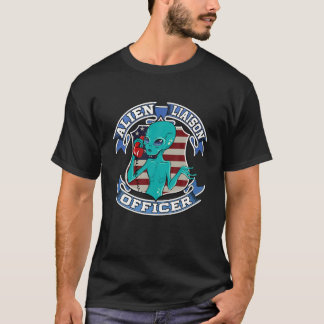 Alien Verbindungsbeamte für Raumfahrtkräfte Alien T-Shirt