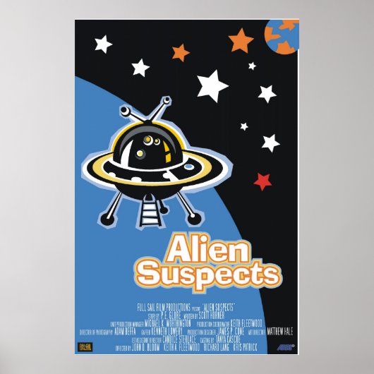 Alien Verdächtige Poster (Vorne)