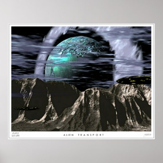Alien Verkehr Poster (Vorne)