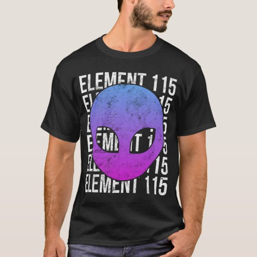Alien-Verschwörungsgebiet 51 UFO-Element 115 T-Shirt (Vorderseite)