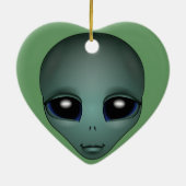 Alien-Verzierungs-niedliche Keramikornament (Hinten)