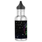 Alien Video Games mit Star Background Edelstahlflasche (Links)