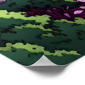 Alien Village auf dem Planeten Alien | AI Art Post Poster (Ecke)