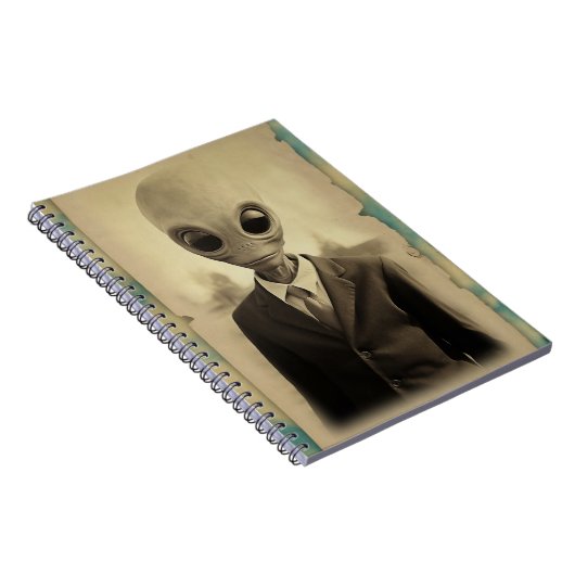 Alien Vintag Notizblock (Rechte Seite)