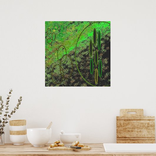 Alien Visionen Poster (Küche)