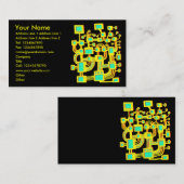 Alien Visitenkarte (Vorne/Hinten)