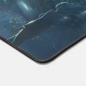 Alien Visiting Fantasy Digitale Kunst Schreibtischunterlage (Ecke)