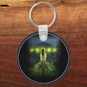 Alien Visitor Schlüsselanhänger (Vorderseite)