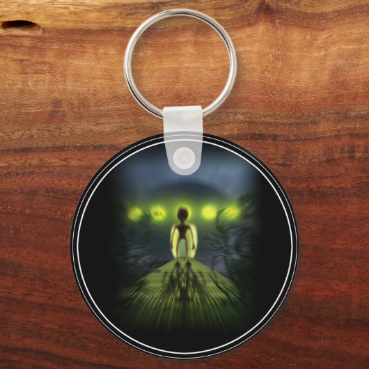 Alien Visitor Schlüsselanhänger (Vorderseite)