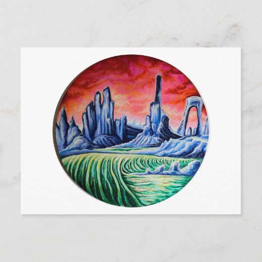 Alien von Nefertara Postkarte (Vorderseite)