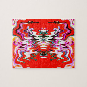 Alien Vulkanskunst Puzzle